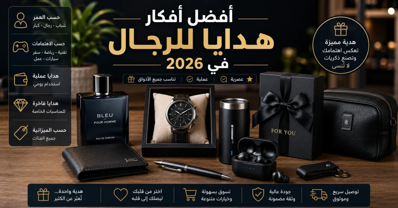 أفضل أفكار هدايا للرجال في 2026