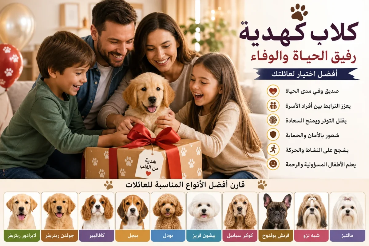 كلاب كهدية للعائلات