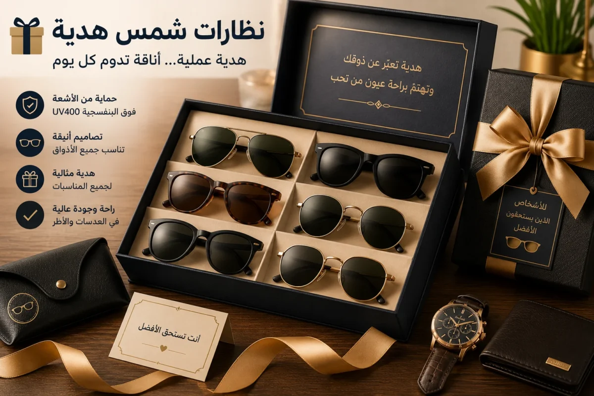 نظارات شمس هدية أنيقة