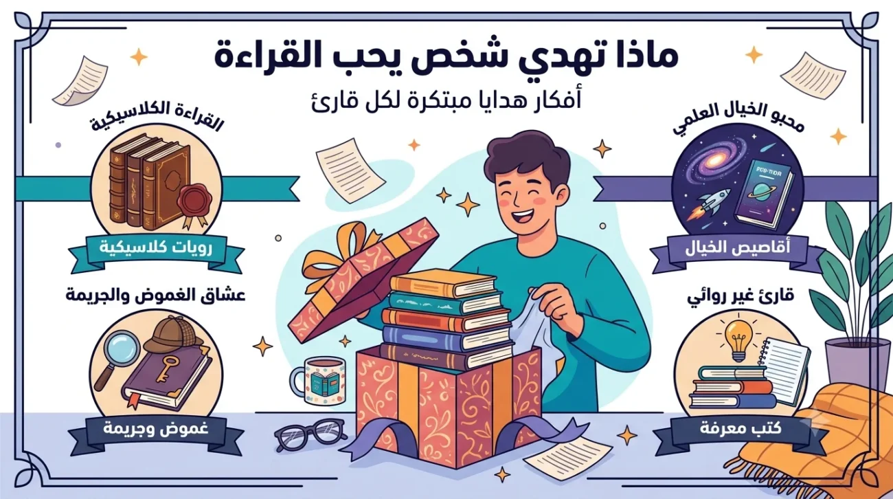 ماذا تهدي شخص يحب القراءة