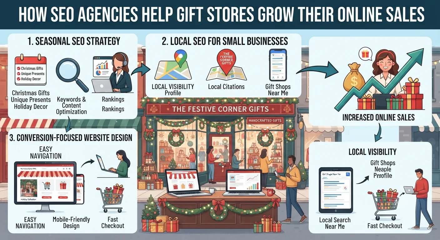 How SEO Agencies Help Gift Stores Grow Their Online Sales